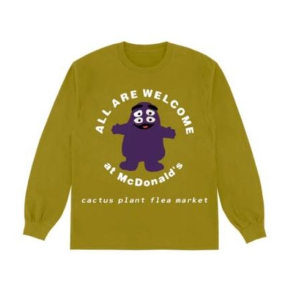 Cactus Flea Market X McDonald's Grimace Green Long Sleeve